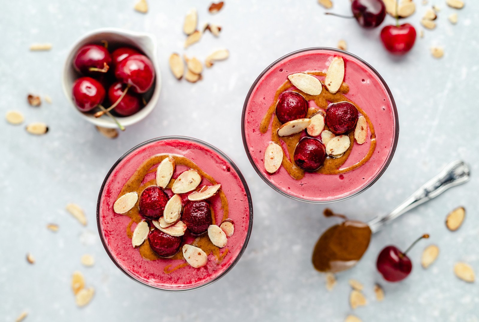 Almond Cherry Smoothie (my fav smoothie!)