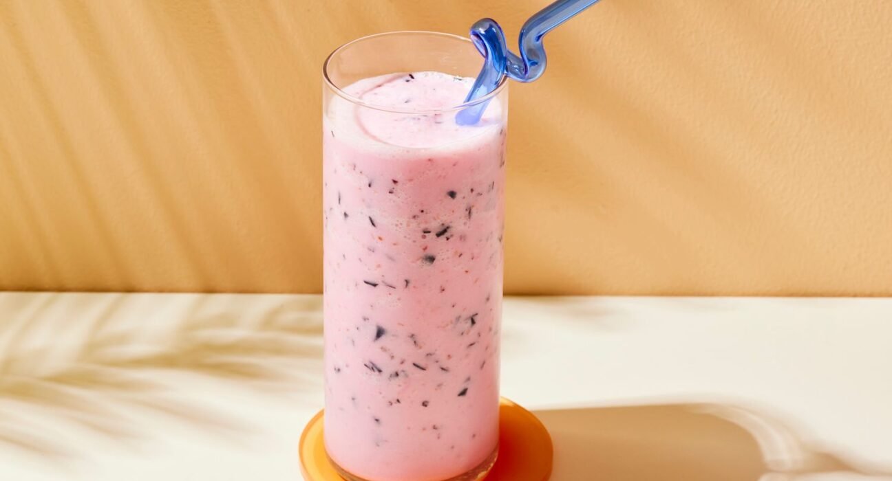 Whipped Blueberry Lemonade