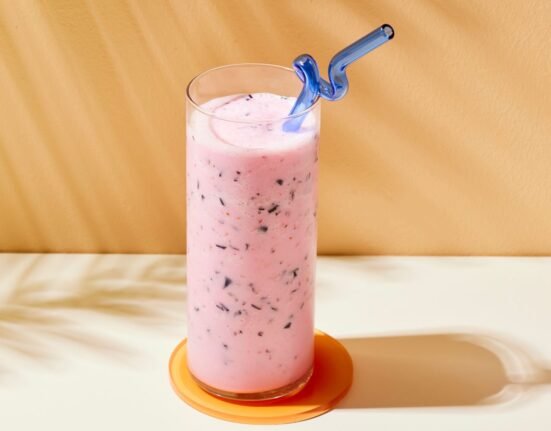 Whipped Blueberry Lemonade